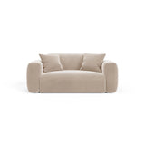 Strino Modulares 2-Sitzer Sofa aus Samt in Beige (Salvador 1), 180x98 cm von Cosmopolitan Design – Bild 1