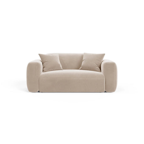 Strino Modulares 2-Sitzer Sofa aus Samt in Beige (Salvador 1), 180x98 cm von Cosmopolitan Design – Bild 1
