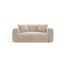 Strino Modulares 2-Sitzer Sofa aus Samt in Beige (Salvador 1), 180x98 cm von Cosmopolitan Design – Bild 1