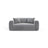 Strino Modulares 2-Sitzer Sofa aus Samt in Grau (Salvador 17), 180x98 cm von Cosmopolitan Design – Bild 1