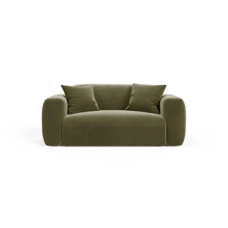 Strino Modulares 2-Sitzer Sofa aus Samt in Grün (Salvador 8), 180x98 cm von Cosmopolitan Design – Bild 1