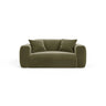 Strino Modulares 2-Sitzer Sofa aus Samt in Grün (Salvador 8), 180x98 cm von Cosmopolitan Design – Bild 1