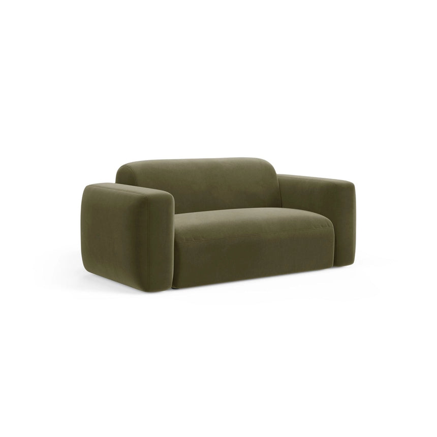 Strino Modulares 2-Sitzer Sofa aus Samt in Grün (Salvador 8), 180x98 cm von Cosmopolitan Design – Bild 3
