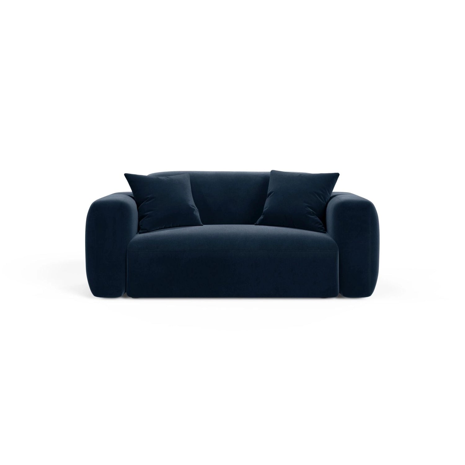 Strino Modulares 2-Sitzer Sofa aus Samt in Königsblau (Salvador 5), 180x98 cm von Cosmopolitan Design – Bild 1