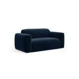 Strino Modulares 2-Sitzer Sofa aus Samt in Königsblau (Salvador 5), 180x98 cm von Cosmopolitan Design – Bild 3