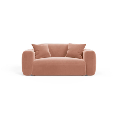Strino Modulares 2-Sitzer Sofa aus Samt in Rosa (Salvador 11), 180x98 cm von Cosmopolitan Design – Bild 1