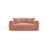 Strino Modulares 2-Sitzer Sofa aus Samt in Rosa (Salvador 11), 180x98 cm von Cosmopolitan Design – Bild 1