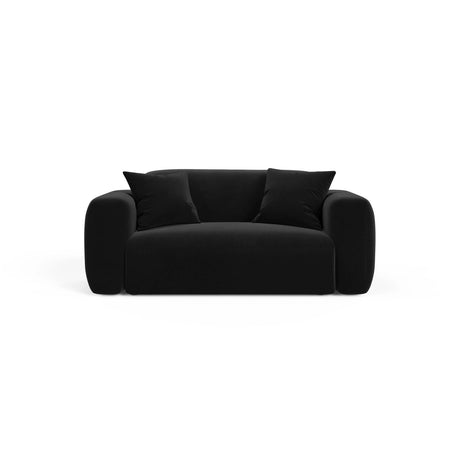 Strino Modulares 2-Sitzer Sofa aus Samt in Schwarz (Salvador 19), 180x98 cm von Cosmopolitan Design – Bild 1