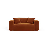 Strino Modulares 2-Sitzer Sofa aus Samt in Terrakotta (Salvador 14), 180x98 cm von Cosmopolitan Design – Bild 1