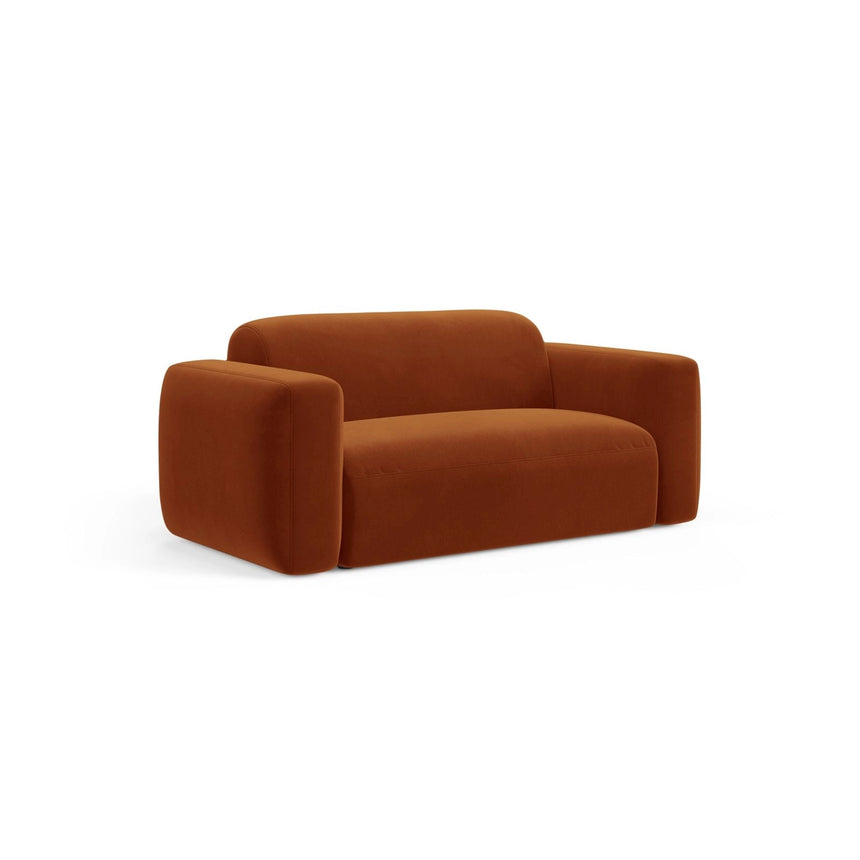 Strino Modulares 2-Sitzer Sofa aus Samt in Terrakotta (Salvador 14), 180x98 cm von Cosmopolitan Design – Bild 3