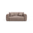 Strino Modulares 2-Sitzer Sofa aus Strukturierter Stoff in Cappuccino (Sorella 21), 180x98 cm von Cosmopolitan Design – Bild 1