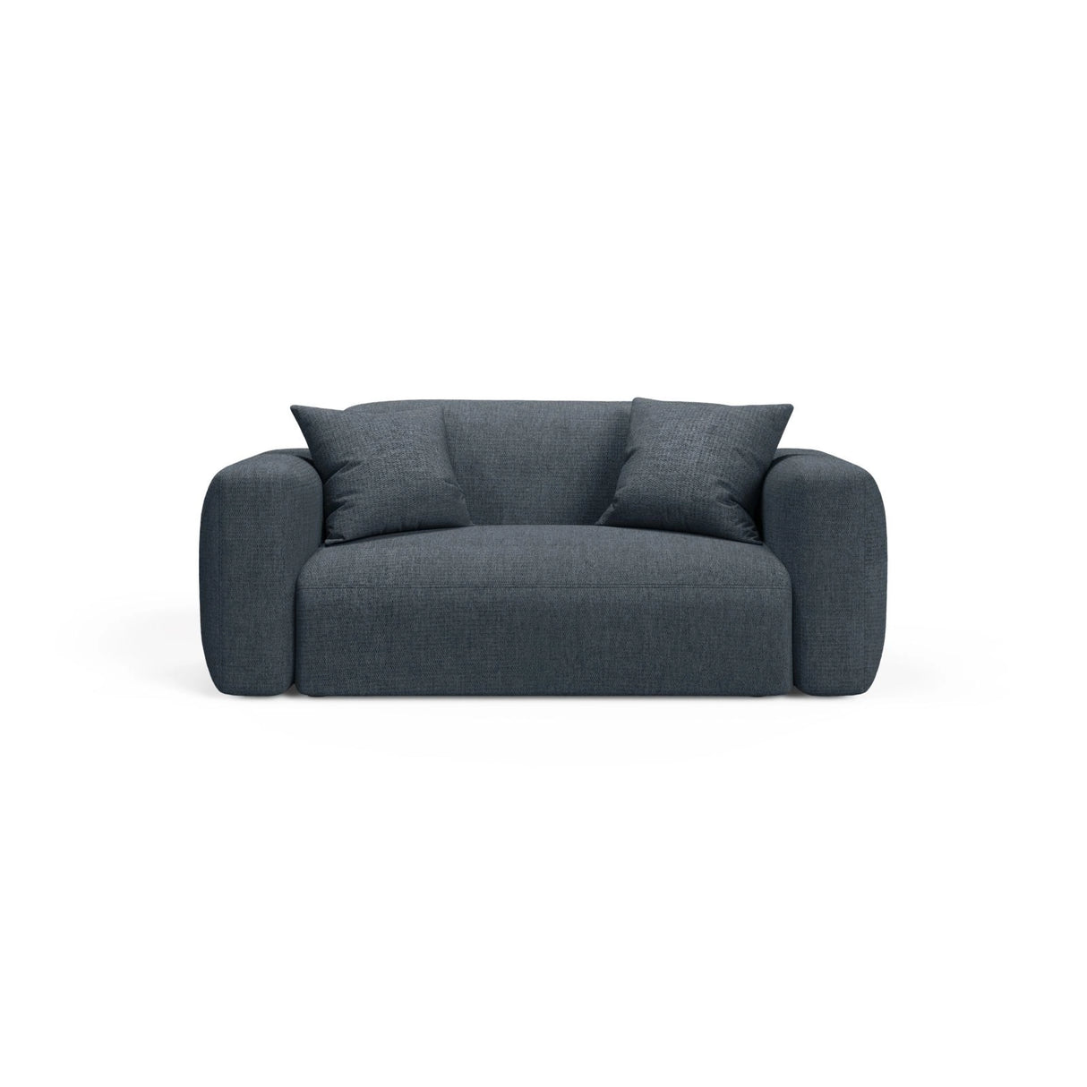 Strino Modulares 2-Sitzer Sofa aus Strukturierter Stoff in Dunkelblau (Sorella 77), 180x98 cm von Cosmopolitan Design – Bild 1