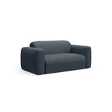 Strino Modulares 2-Sitzer Sofa aus Strukturierter Stoff in Dunkelblau (Sorella 77), 180x98 cm von Cosmopolitan Design – Bild 3