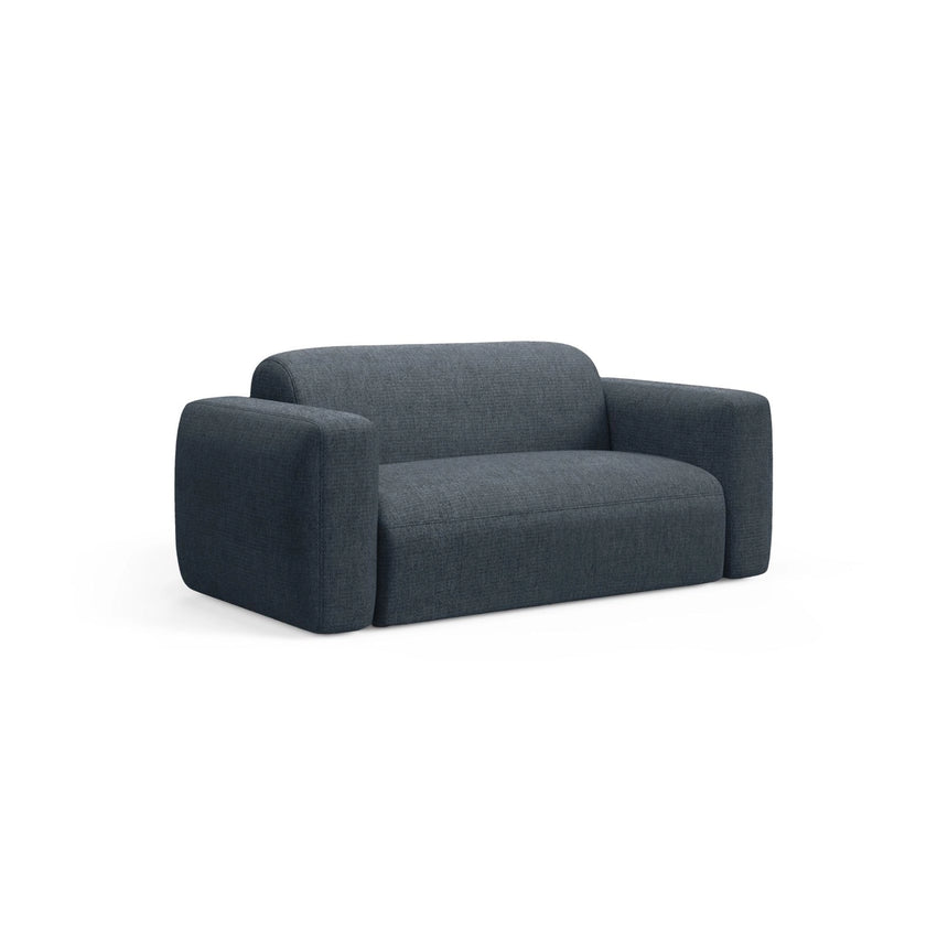 Strino Modulares 2-Sitzer Sofa aus Strukturierter Stoff in Dunkelblau (Sorella 77), 180x98 cm von Cosmopolitan Design – Bild 3