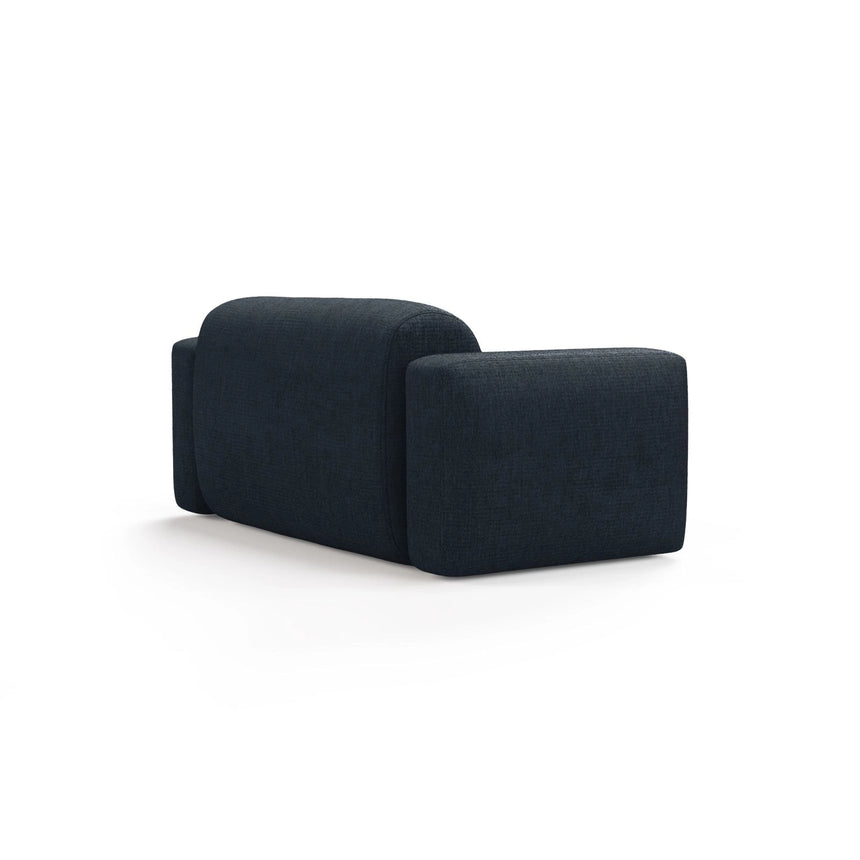 Strino Modulares 2-Sitzer Sofa aus Strukturierter Stoff in Dunkelblau (Sorella 77), 180x98 cm von Cosmopolitan Design – Bild 4