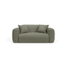 Strino Modulares 2-Sitzer Sofa aus Strukturierter Stoff in Dunkles olivgrün (Sorella 34), 180x98 cm von Cosmopolitan Design – Bild 1