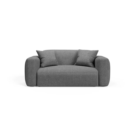 Strino Modulares 2-Sitzer Sofa aus Strukturierter Stoff in Grau (Sorella 89), 180x98 cm von Cosmopolitan Design – Bild 1