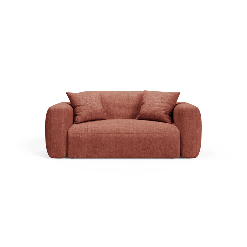 Strino Modulares 2-Sitzer Sofa aus Strukturierter Stoff in Koralle (Sorella 58), 180x98 cm von Cosmopolitan Design – Bild 1
