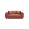 Strino Modulares 2-Sitzer Sofa aus Strukturierter Stoff in Koralle (Sorella 58), 180x98 cm von Cosmopolitan Design – Bild 1