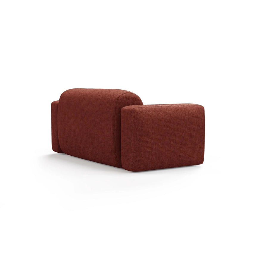 Strino Modulares 2-Sitzer Sofa aus Strukturierter Stoff in Koralle (Sorella 58), 180x98 cm von Cosmopolitan Design – Bild 4