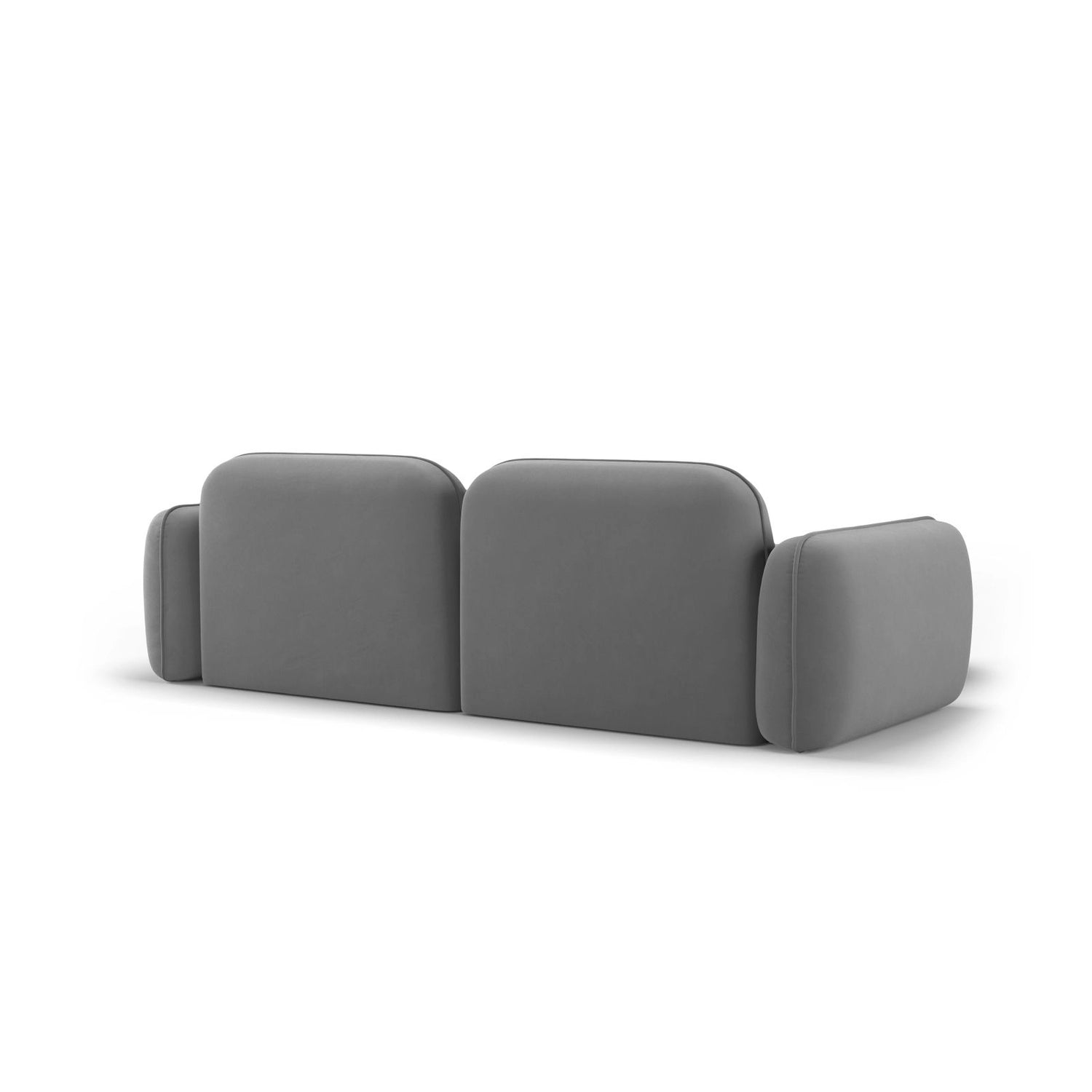 Sydney 3-Sitzer Ecksofa, Linke Seite, aus Samt, 230x165x70 cm von Cosmopolitan Design – Bild 5