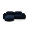 Sydney 3-Sitzer Ecksofa, Linke Seite, aus Samt in Königsblau (Casino Deep Blue), 230x165x70 cm von Cosmopolitan Design – Bild 1