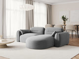 Sydney 3-Sitzer Ecksofa, Rechte Seite, aus Samt, 230x165x70 cm von Cosmopolitan Design – Bild 2