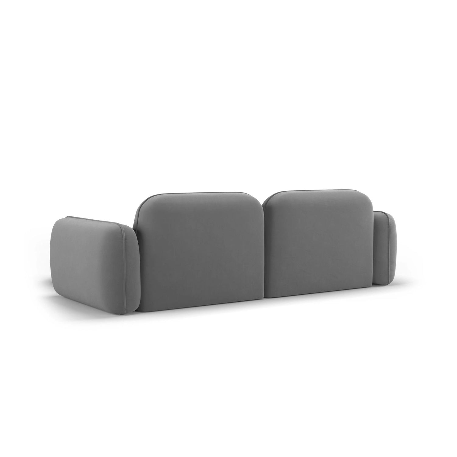 Sydney 3-Sitzer Ecksofa, Rechte Seite, aus Samt, 230x165x70 cm von Cosmopolitan Design – Bild 5