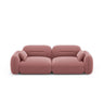 Sydney 3-Sitzer Sofa aus Samt in Flamingo (Casino Salmon), 230x90x70 cm von Cosmopolitan Design – Bild 1