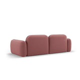 Sydney 3-Sitzer Sofa aus Samt in Flamingo (Casino Salmon), 230x90x70 cm von Cosmopolitan Design – Bild 5