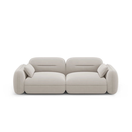 Sydney 3-Sitzer Sofa aus Samt in Hellbeige (Casino Pearl), 230x90x70 cm von Cosmopolitan Design – Bild 1