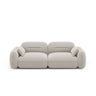 Sydney 3-Sitzer Sofa aus Samt in Hellbeige (Casino Pearl), 230x90x70 cm von Cosmopolitan Design – Bild 1