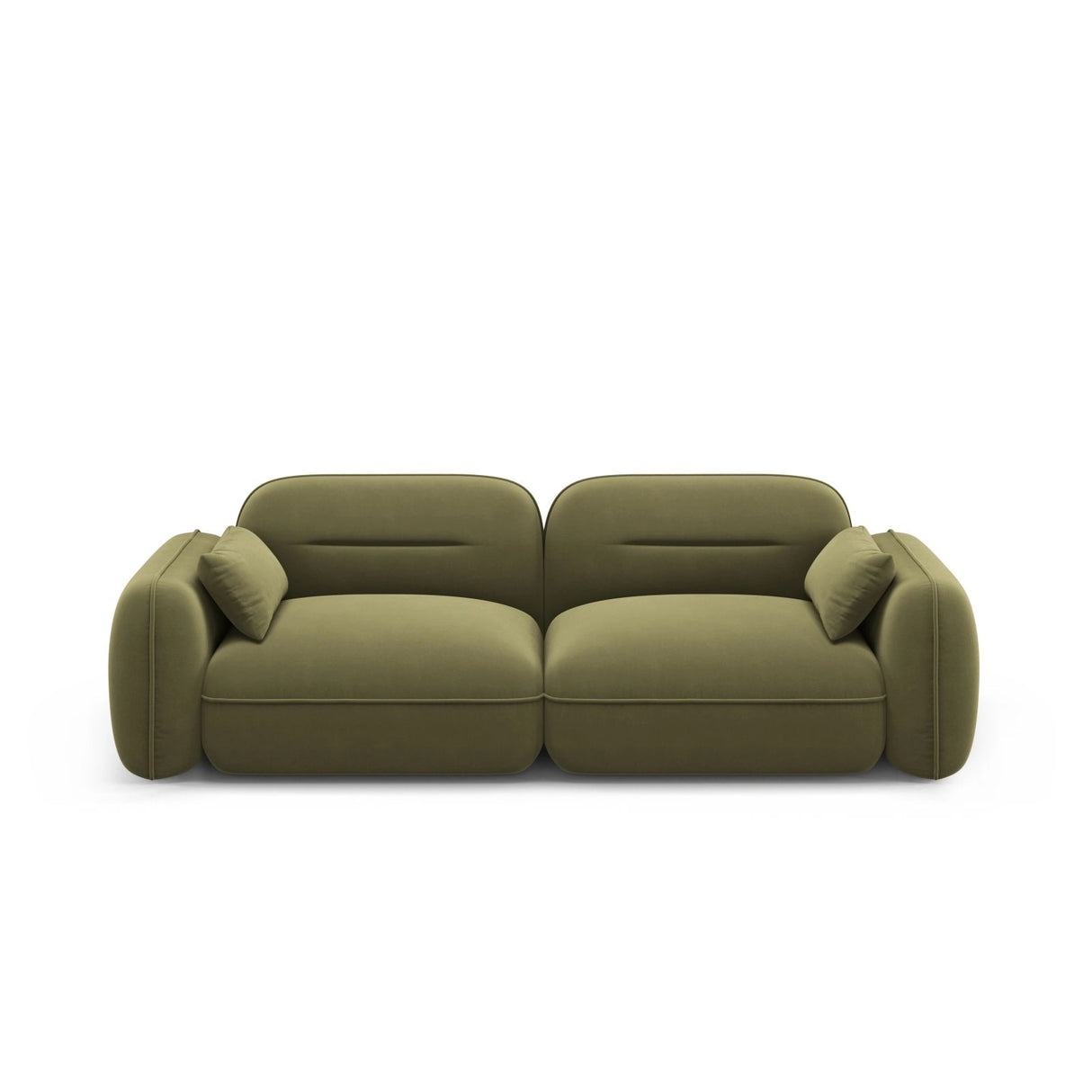Sydney 3-Sitzer Sofa aus Samt in Hellgrün (Casino Forest), 230x90x70 cm von Cosmopolitan Design – Bild 1