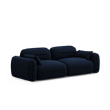 Sydney 3-Sitzer Sofa aus Samt in Königsblau (Casino Deep Blue), 230x90x70 cm von Cosmopolitan Design – Bild 4