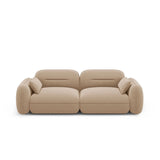 Sydney 3-Sitzer Sofa aus Samt in Sand (Casino Lion), 230x90x70 cm von Cosmopolitan Design – Bild 1