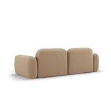 Sydney 3-Sitzer Sofa aus Samt in Sand (Casino Lion), 230x90x70 cm von Cosmopolitan Design – Bild 5