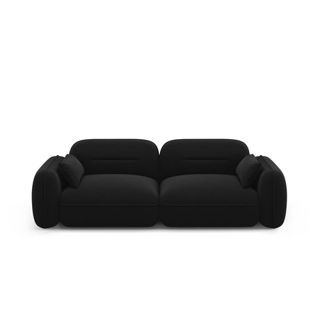 Sydney 3-Sitzer Sofa aus Samt in Schwarz (Casino Black), 230x90x70 cm von Cosmopolitan Design – Bild 1