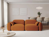 Sydney 3-Sitzer Sofa aus Samt in Terrakotta (Casino Terracota), 230x90x70 cm von Cosmopolitan Design – Bild 2