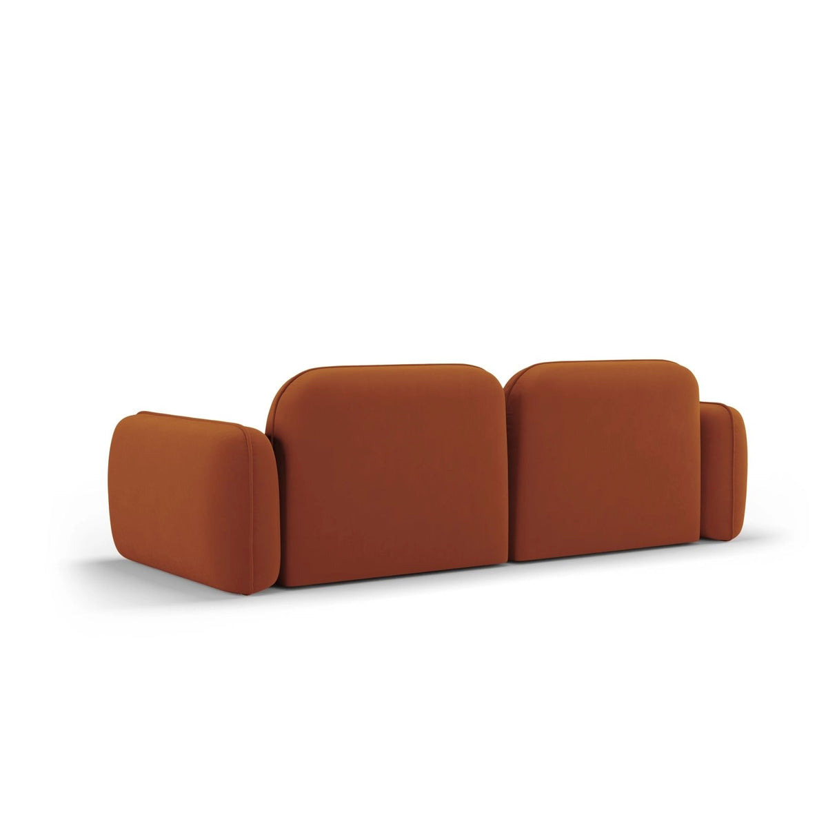 Sydney 3-Sitzer Sofa aus Samt in Terrakotta (Casino Terracota), 230x90x70 cm von Cosmopolitan Design – Bild 5