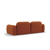 Sydney 3-Sitzer Sofa aus Samt in Terrakotta (Casino Terracota), 230x90x70 cm von Cosmopolitan Design – Bild 5