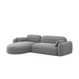 Sydney 4-Sitzer Ecksofa, Linke Seite, aus Samt, 275x165x70 cm von Cosmopolitan Design – Bild 4