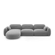 Sydney 4-Sitzer Ecksofa, Linke Seite, aus Samt, 320x165x70 cm von Cosmopolitan Design – Bild 1
