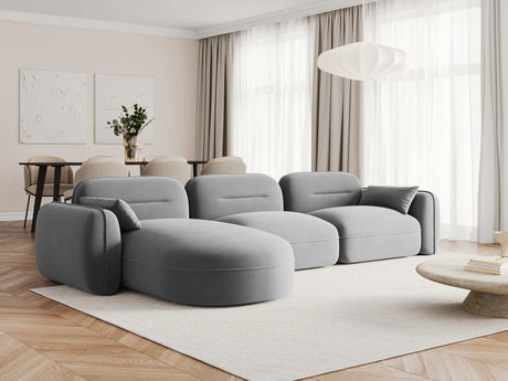 Sydney 4-Sitzer Ecksofa, Linke Seite, aus Samt, 320x165x70 cm von Cosmopolitan Design – Bild 2