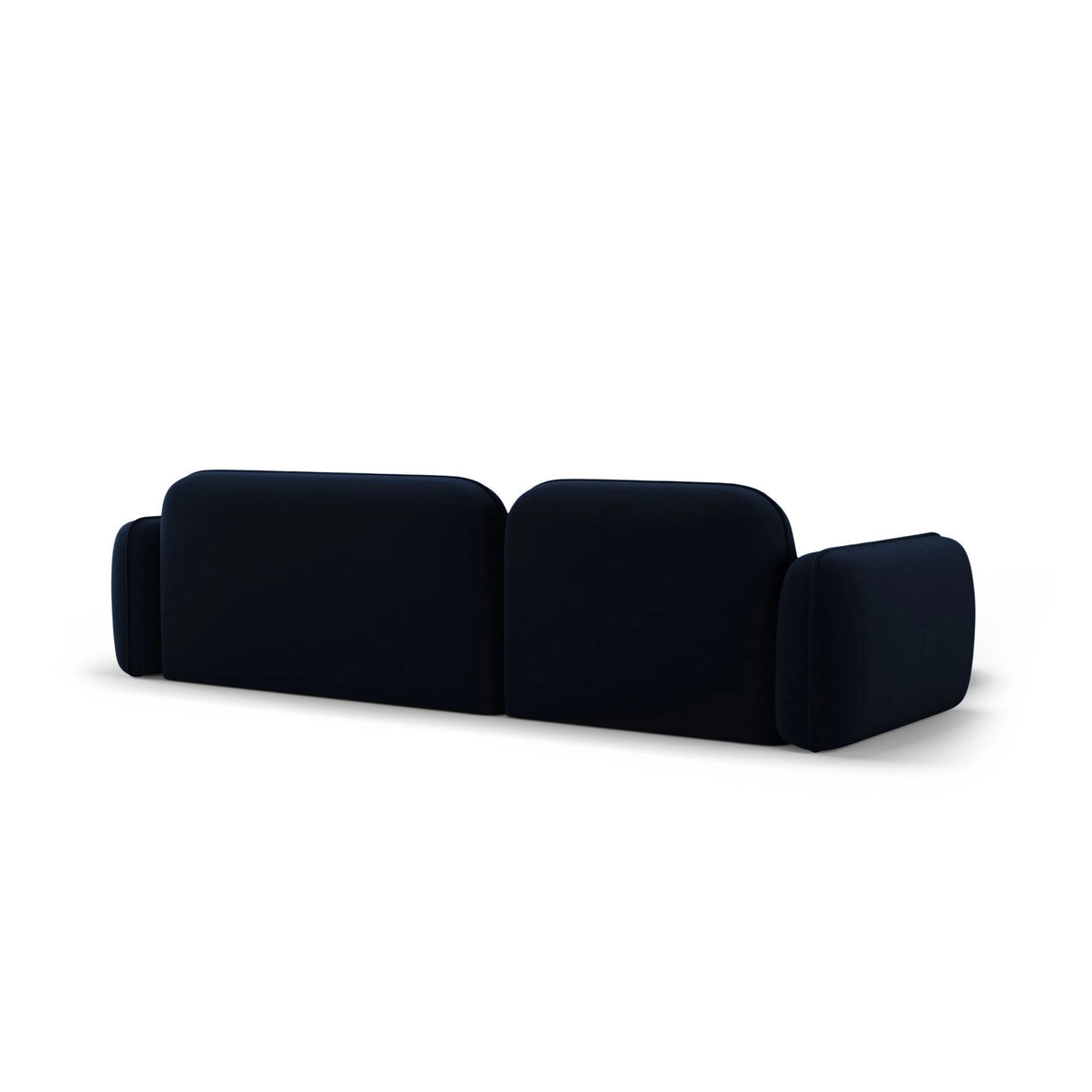 Sydney 4-Sitzer Ecksofa, Linke Seite, aus Samt in Königsblau (Casino Deep Blue), 275x165x70 cm von Cosmopolitan Design – Bild 5