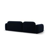 Sydney 4-Sitzer Ecksofa, Linke Seite, aus Samt in Königsblau (Casino Deep Blue), 275x165x70 cm von Cosmopolitan Design – Bild 5