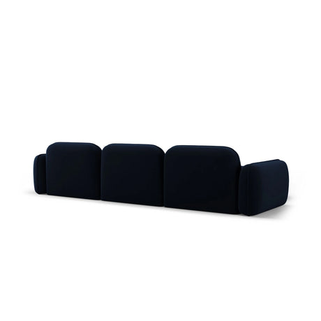 Sydney 4-Sitzer Ecksofa, Linke Seite, aus Samt in Königsblau (Casino Deep Blue), 320x165x70 cm von Cosmopolitan Design – Bild 5