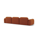 Sydney 4-Sitzer Ecksofa, Linke Seite, aus Samt in Terrakotta (Casino Terracota), 320x165x70 cm von Cosmopolitan Design – Bild 5