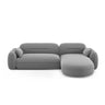 Sydney 4-Sitzer Ecksofa, Rechte Seite, aus Samt, 275x165x70 cm von Cosmopolitan Design – Bild 1