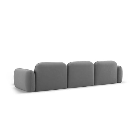 Sydney 4-Sitzer Ecksofa, Rechte Seite, aus Samt, 320x165x70 cm von Cosmopolitan Design – Bild 5