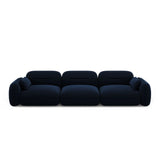 Sydney 4-Sitzer Sofa aus Samt in Königsblau (Casino Deep Blue), 320x90x70 cm von Cosmopolitan Design – Bild 1